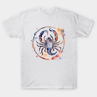 Scorpio Watercolor Zodiac Sign T-Shirt